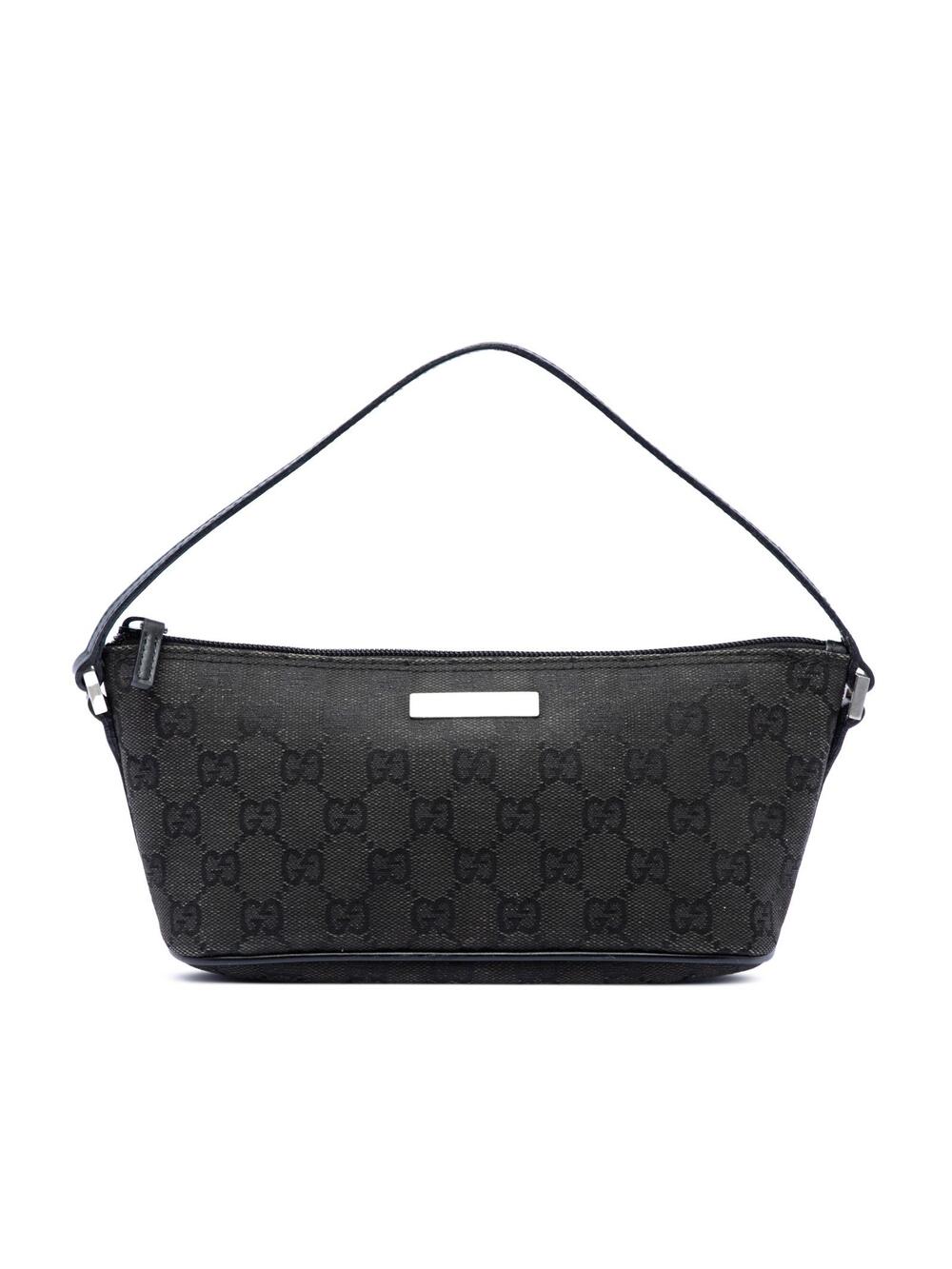 Gucci Gg Canvas Boat Pre-Loved Shoulder #292652G48B